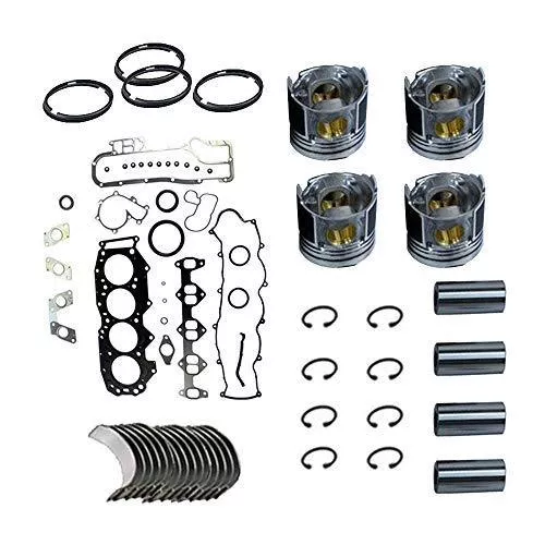 gasket-set-piston-ring-bearings-washer-isuzu-engine-kobelco-sk60-excavator Gasket Set+Piston+Ring+Bearings+Washer for Isuzu Engine Kobelco SK60 Excavator